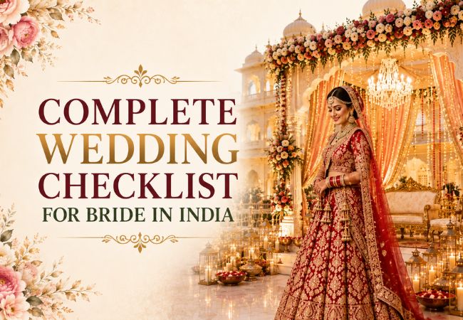 Complete Wedding Checklist for Bride in India - Month-by-Month Plan